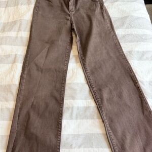 Judy Blue Taupe Straight Fit Jeans